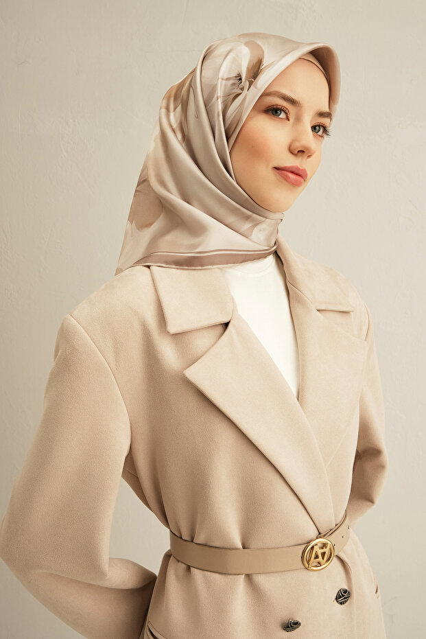 وشاح حرير تويل 100% 9305D (T) (نوستالجي)-05