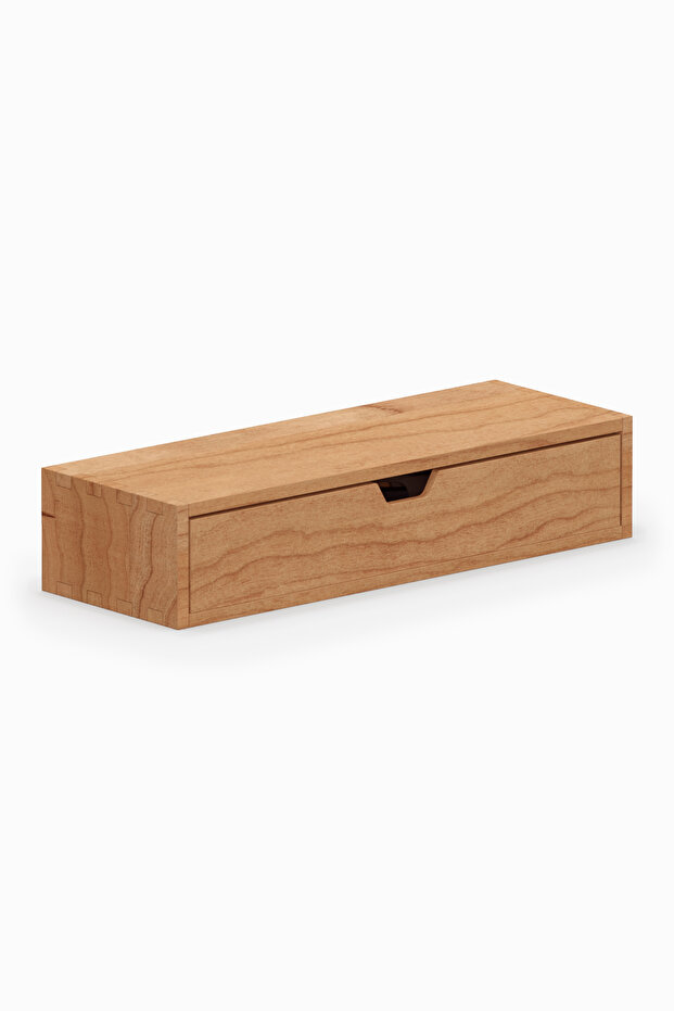 Desna Single-Drawer Cabinet - Cherry | 34 cm Length X 12.1 cm Depth X 7.2 cm Height |