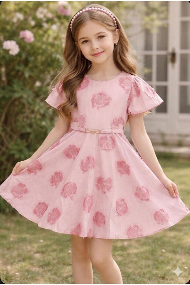 Girl's Belted Dress