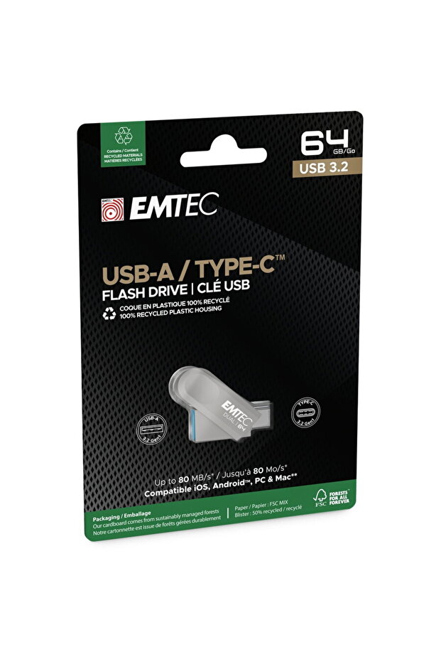 USB3.2 Type-C Dual D280 64GB - 3