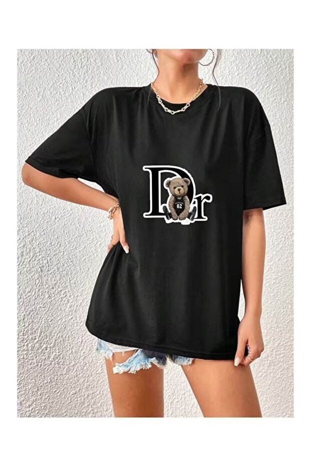 Dr Bear Printed Oversize Tee / T-Shirt