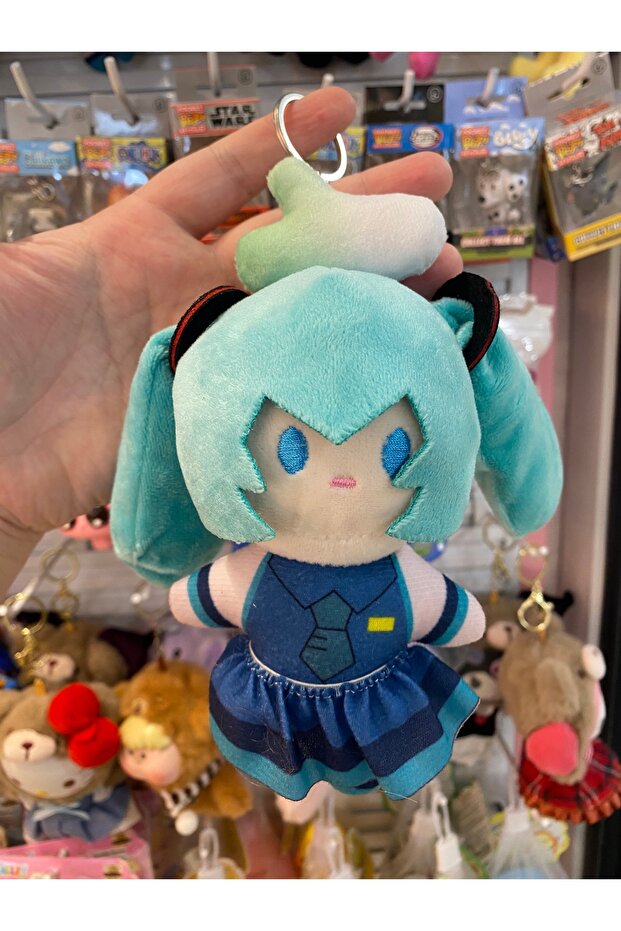 Hatsune Miku Plush Keychain Bag Ornament Charm Anime Manga Gift 17cm