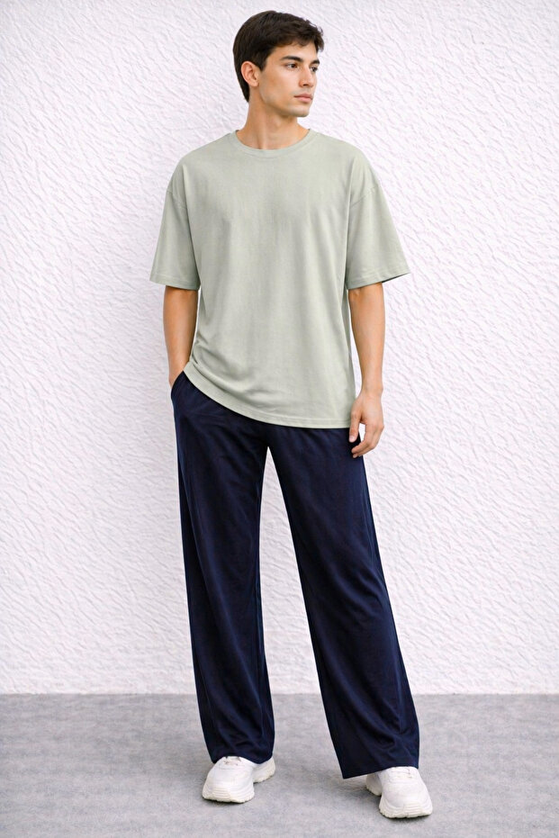 Men's Oversize 2-Piece Set 100% Cotton Soft Fabric Minimal Design