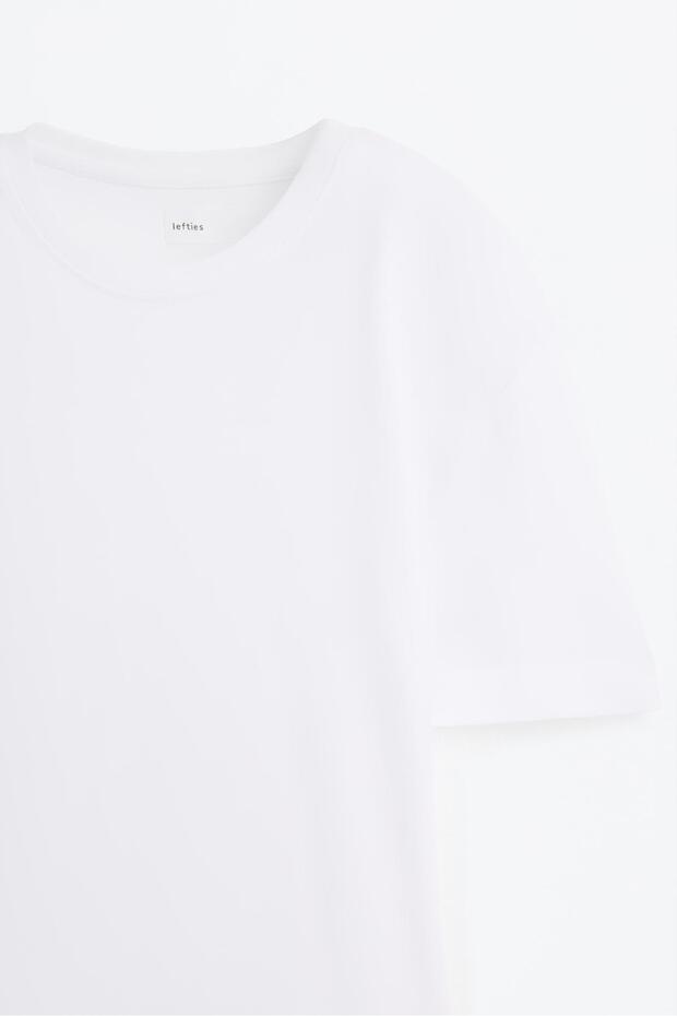 Basic bisiklet yaka t-shirt - 7