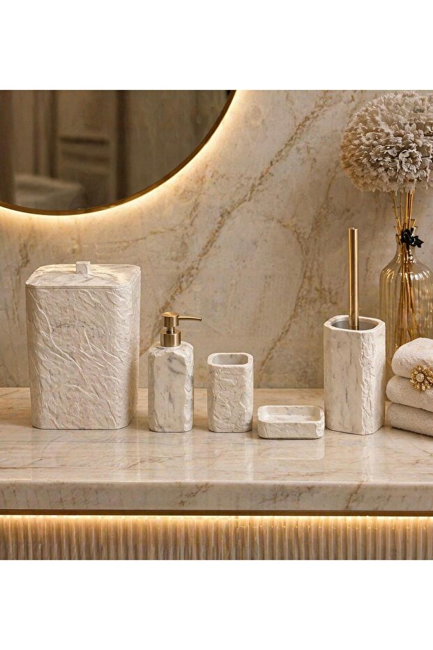 Elegance Acar Laduree Collection 5-Piece Bathroom Set