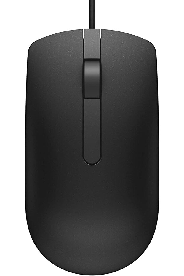 USB Optical Mouse, Wired Plug & Play, Black - 1