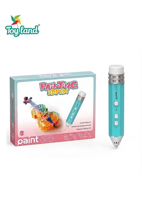 3D Printing Pen for Kids & Adults – Low Temperature Safe Drawing Pen, DIY Craft & Creative Art Tool-Blue