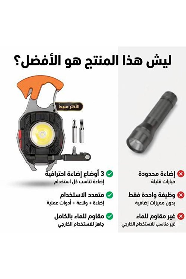 أداة طوارئ متعدد الاستخدام- كشاف - 1