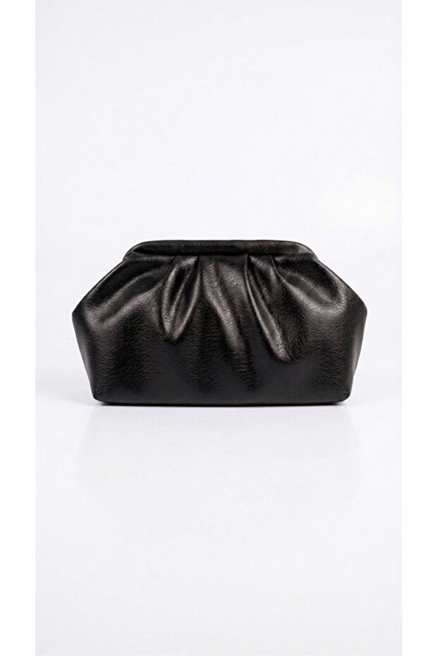 Dina Magnet Closure Women's Hand and Shoulder Bag Black