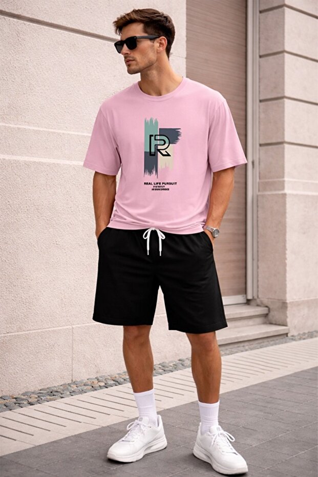 Unisex Summer Oversize T-Shirt & Shorts Set – Comfortable Fit Sports Combination
