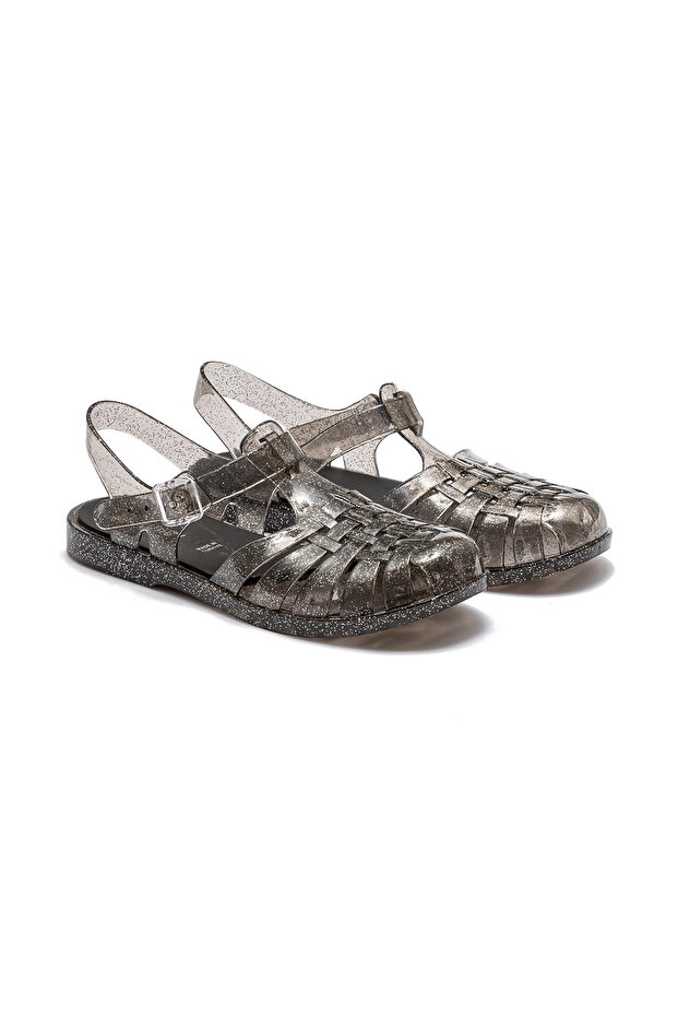 Carolina Women's Sandals Silvery Black 36/40