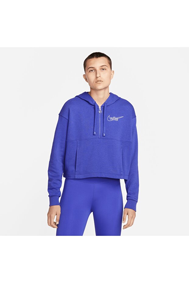 W Nk Df Gt ft Gx Hz Women's Blue Sweatshirt