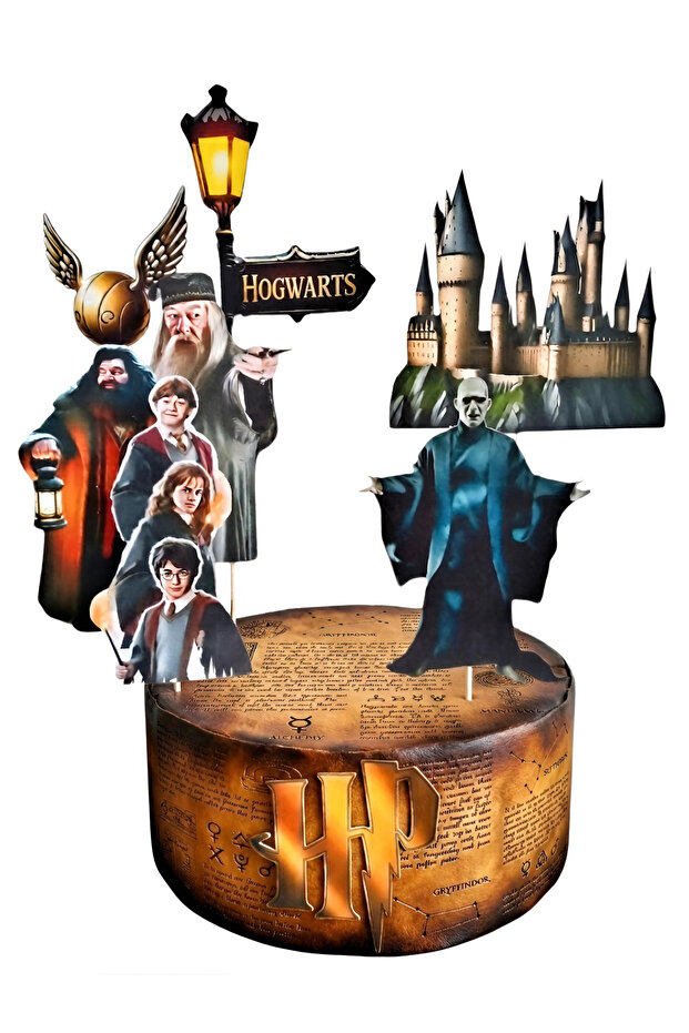 Harry Potter Cake Decoration - Harry Potter Stick Cake Decoration - Harry Potter Cake Topper