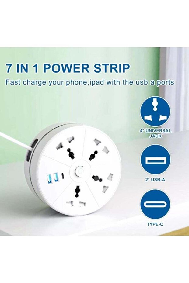 موزع طاقة فعال مع دعم USB - 4