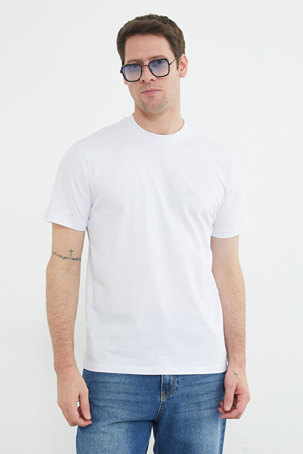 Basic Crew Neck T-Shirt - 3