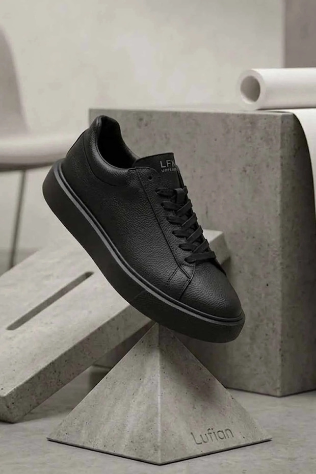 Ry-8117 Black Comfort Casual Sneaker Shoes
