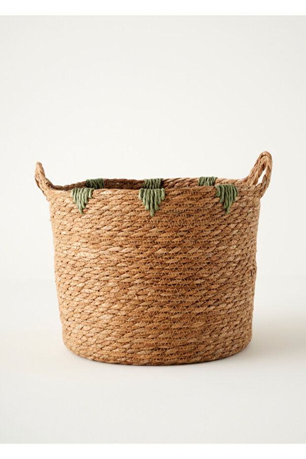 Auris Handled Basket Natural (30X28X24 cm)