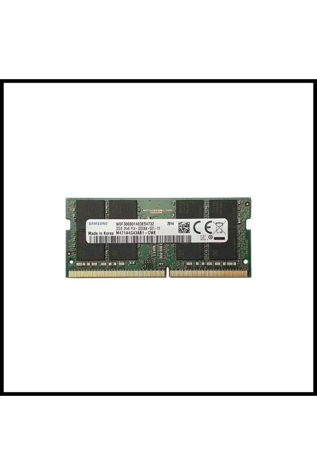 سامسو3200/32، 32 جيجابايت، DDR4، 3200 ميجاهرتز، 1.2 فولت ذاكرة الوصول العشوائي للكمبيوتر المحمول (m471a4g43ab1-cwe)