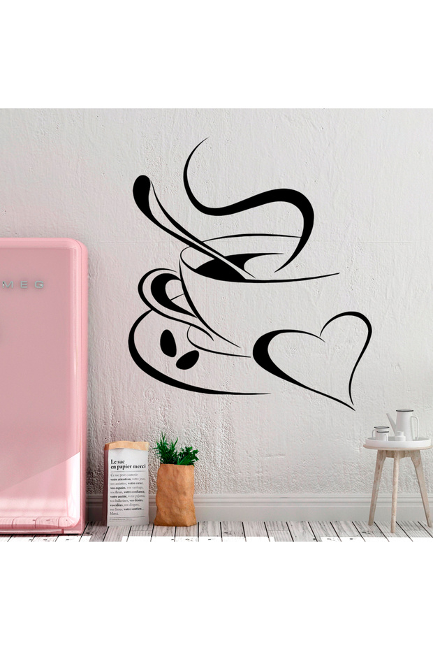 Sticker de perete cu cafea