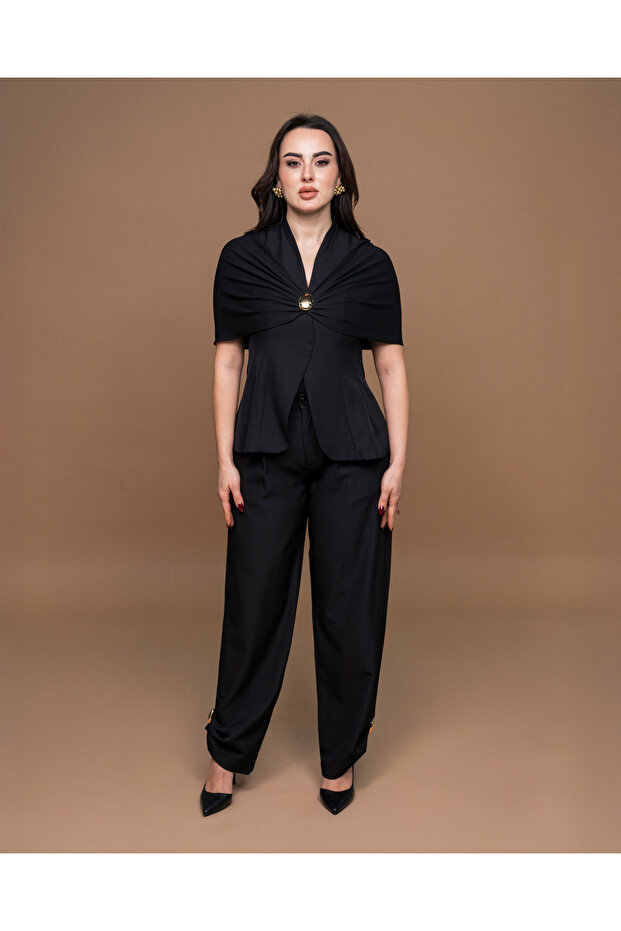 Black Pant Set