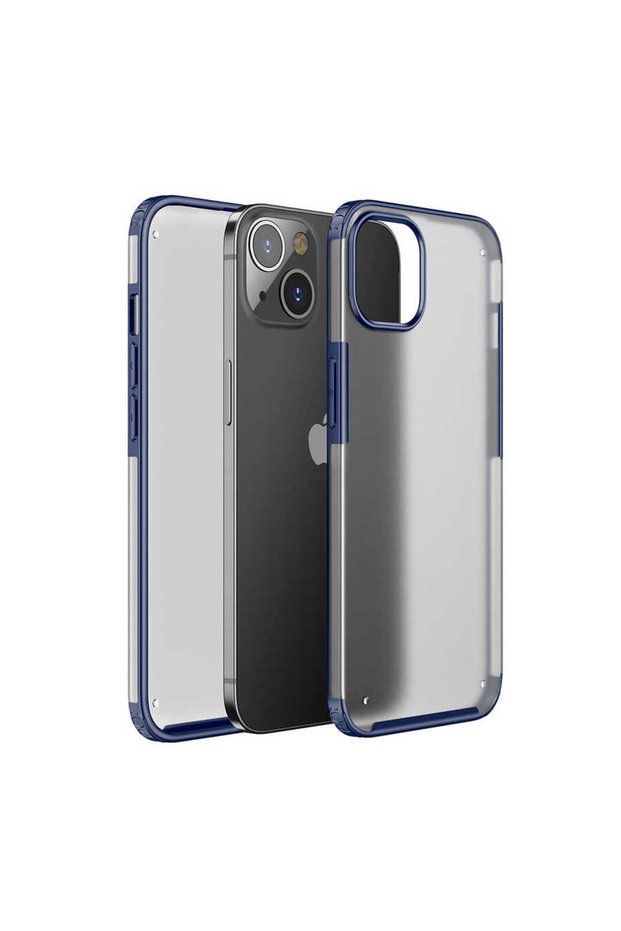 iPhone 13 Compatible Brsa Volks Case-Navy Blue