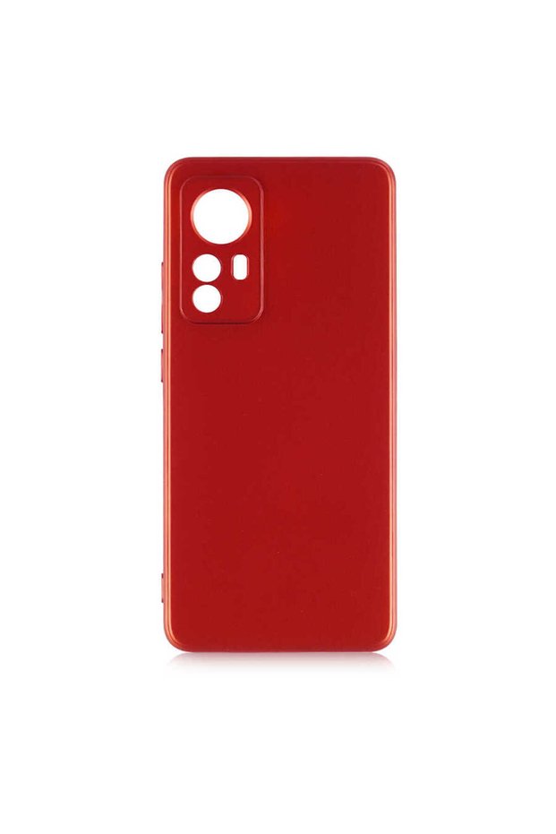 Mi 12 Case Brsa Premier Silicone Cover - Red