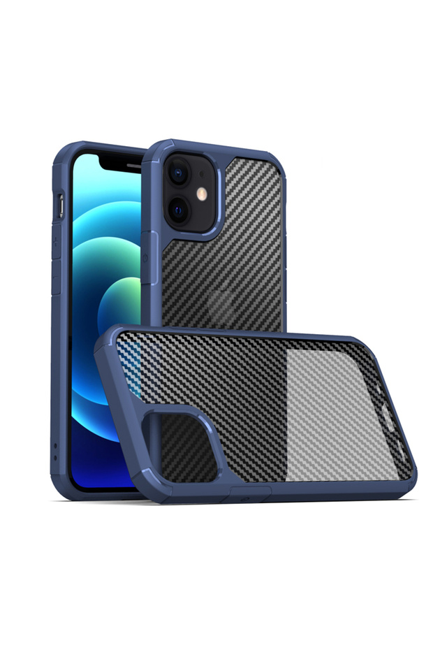 iPhone 11 Compatible Brsa Inox Case-Blue