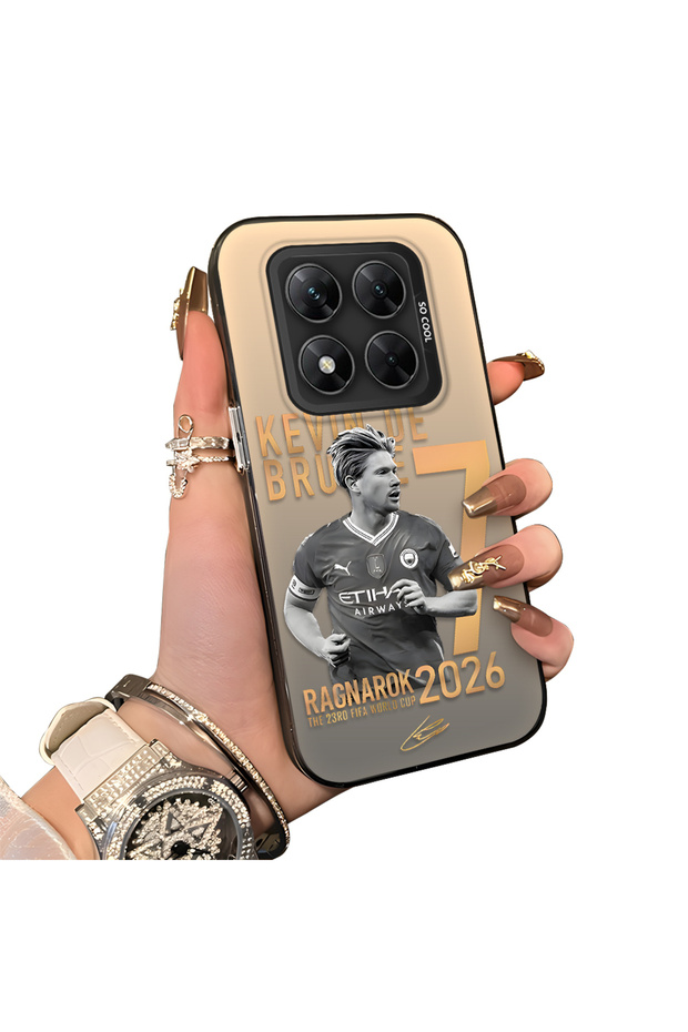 Xiaomi Poco X7 Compatible Hard Acrylic Back Silicone Edge Lens Protection Case