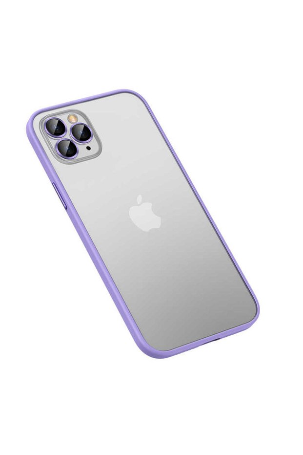 iPhone 12 Pro Compatible Brsa Retro Case-Lilac