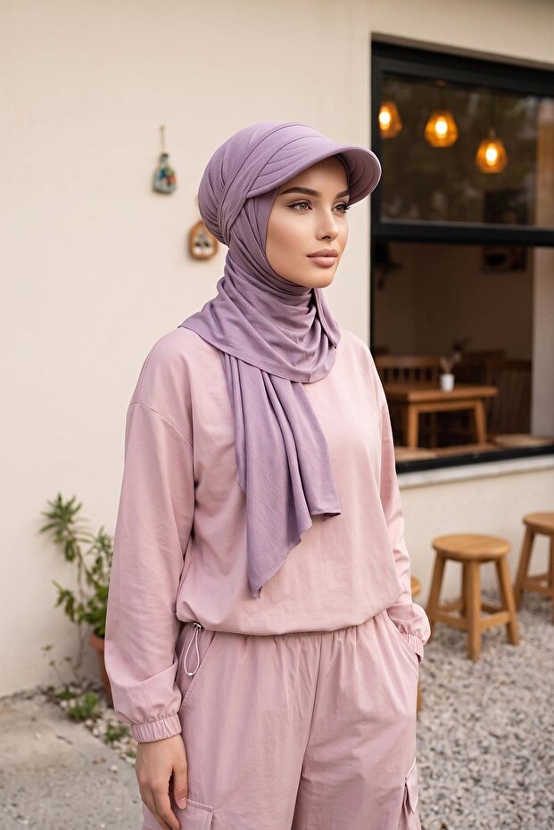 شال عملي من القطن الممشط مزود بحافة قابلة للإزالة وقابلة للتعديل ومضادة للانزلاق، SPS-1