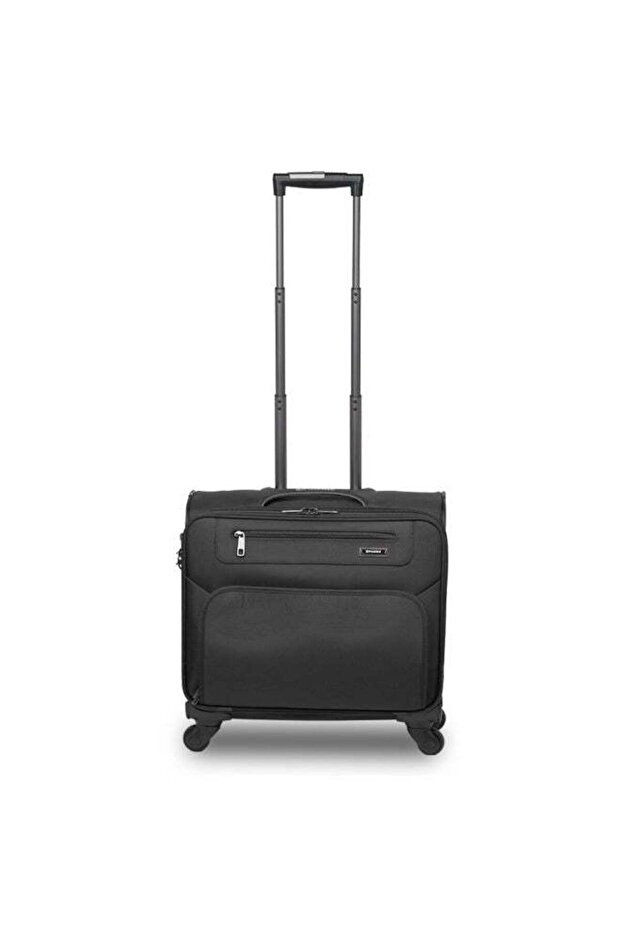 18-inch Premium Pilot Bag Water Resistant 4 Smooth Wheeled Rolling Laptop Case