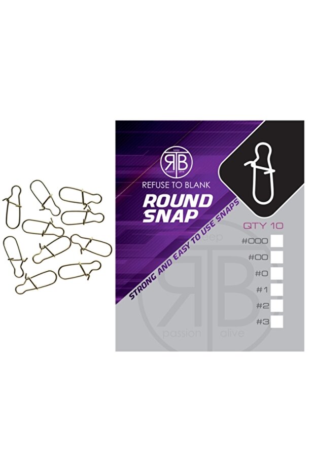Agrafe rapide RTB Round Snap #3 - 1