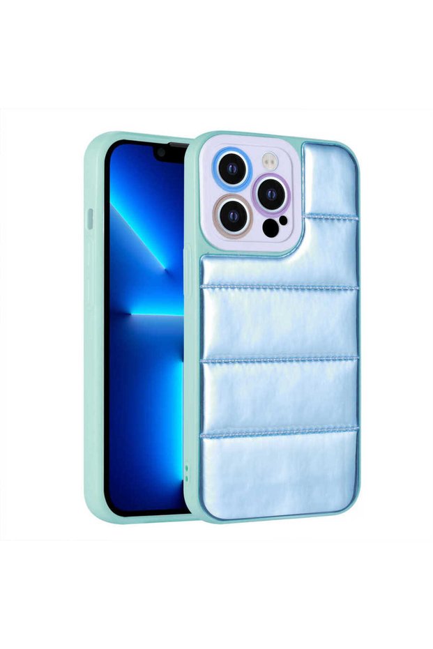 iPhone 13 Pro Compatible Camera Protected Aihttgli Colorful Brsa Hopscotch Case-Blue