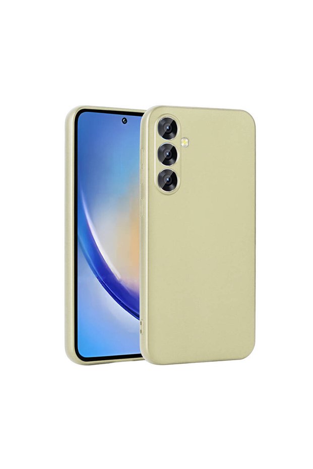 Galaxy A35 Case Brsa Premier Silicone Cover - Gold
