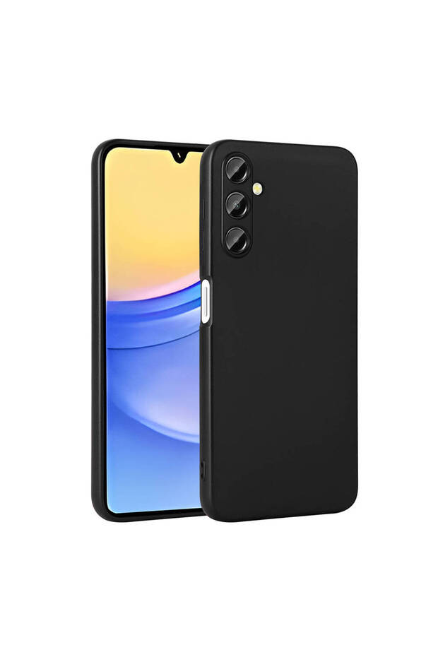 Galaxy A15 Case Brsa Premier Silicone Cover - Black