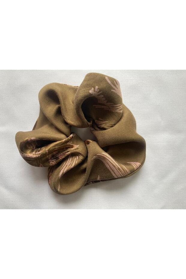Mocha İpek Scrunchie