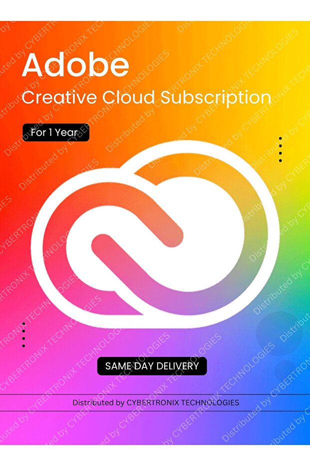 Creative Cloud Subscription For 1 Year | Digital License | SAME DAY DELIVERY