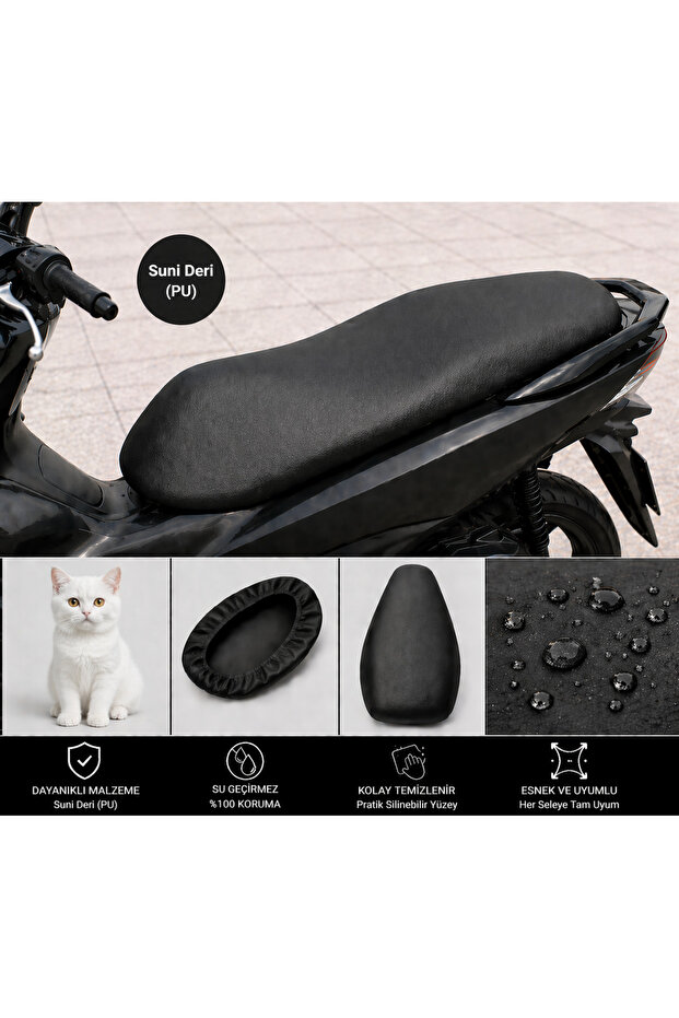 Musatti X Pow Motorcycle Saddle Cover Waterproof Saddle Protection