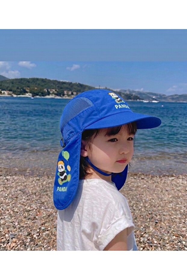 Nape-Protected Baby Hat (with Whistle) 0/3 Years Old