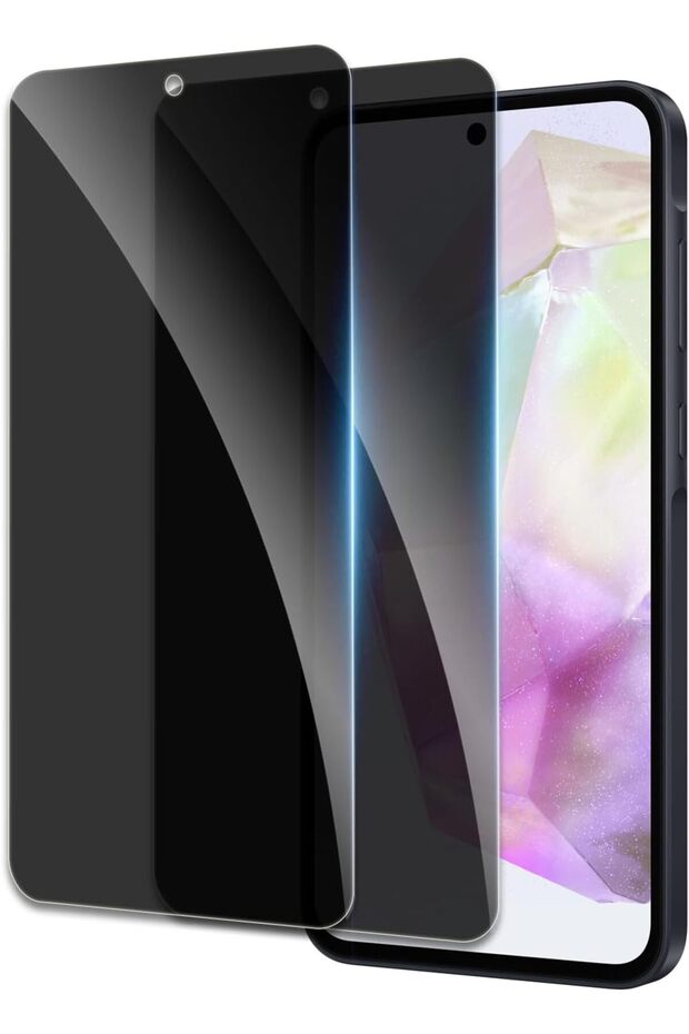 Galaxy A35 5g Compatible Matte Ghost Screen Protector, Nano Glass 9H Hardness Nano Protective Glass