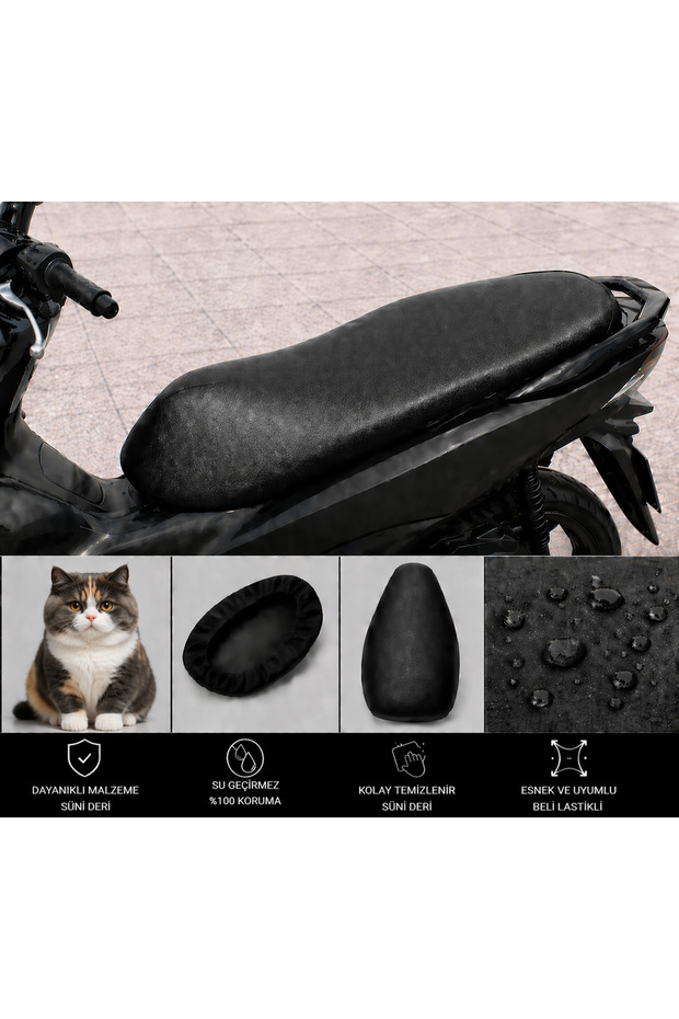 Motorcycle Seat Cover Waterproof Saddle Protection for Honda C70 Super Cub