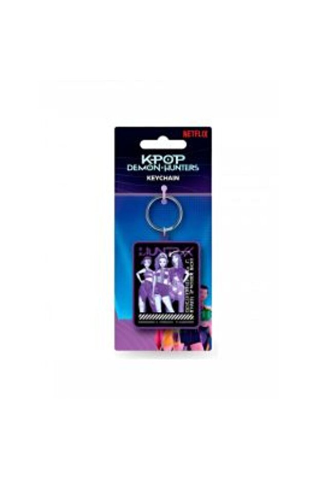 K-Pop Demon Hunters Huntrix Group PVC Keychain