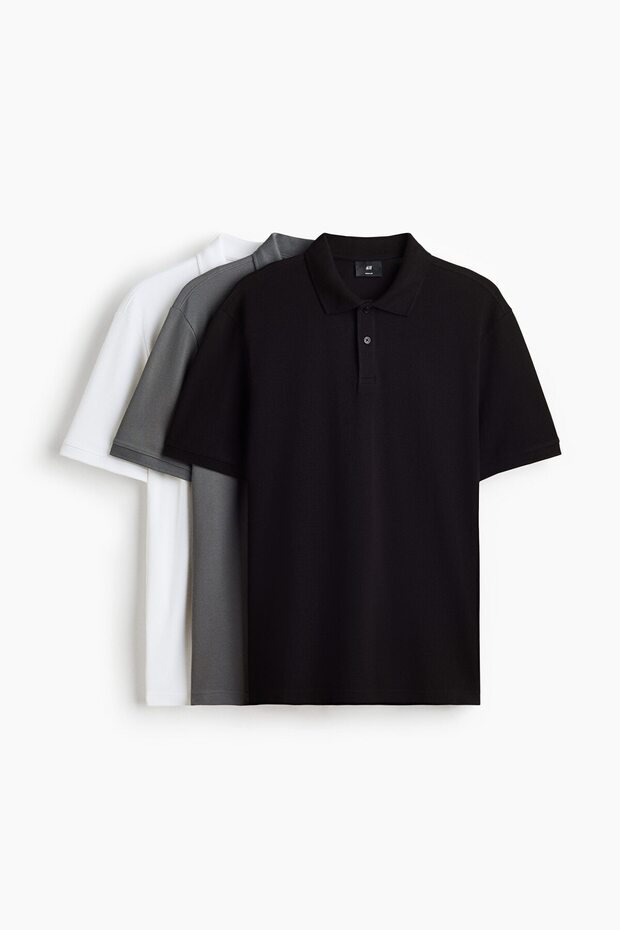 3'lü Polo Tişört Regular Fit