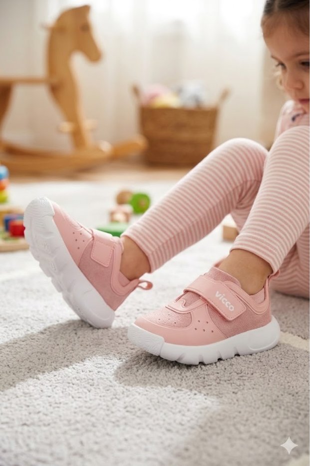 Easy-To-Wear Lightweight and Flexible Unisex First Step Shoes for Boys and Girls