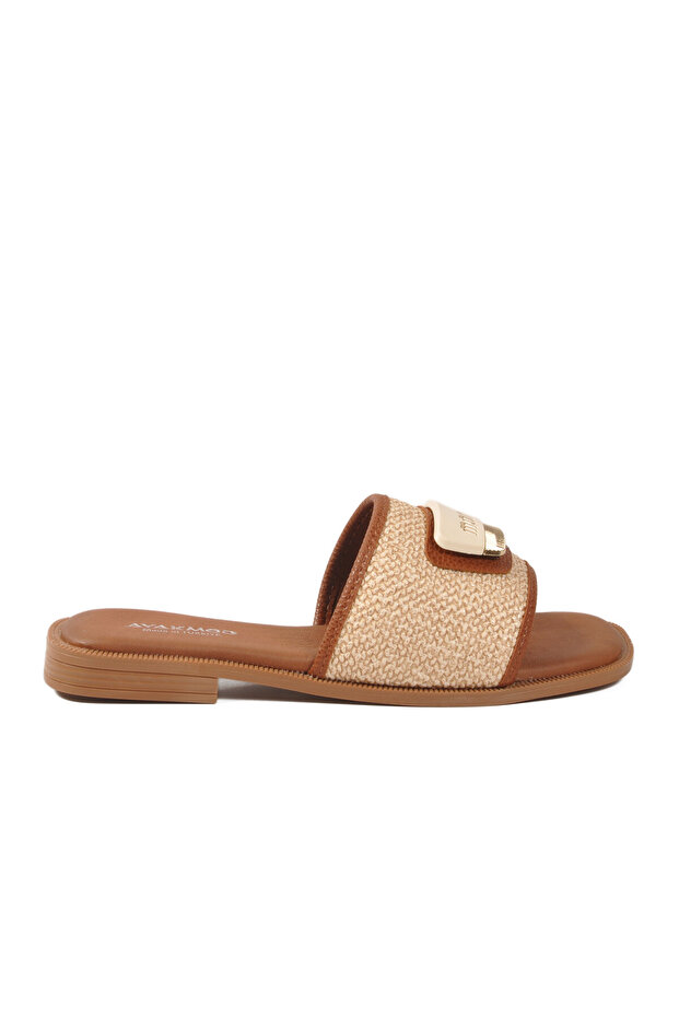 Beige Lightweight Women's Slippers 422255 Z