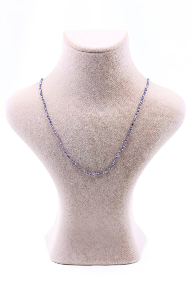 Sapphire Stone Pendant Natural Gemstone Faceted Cut 2 mm
