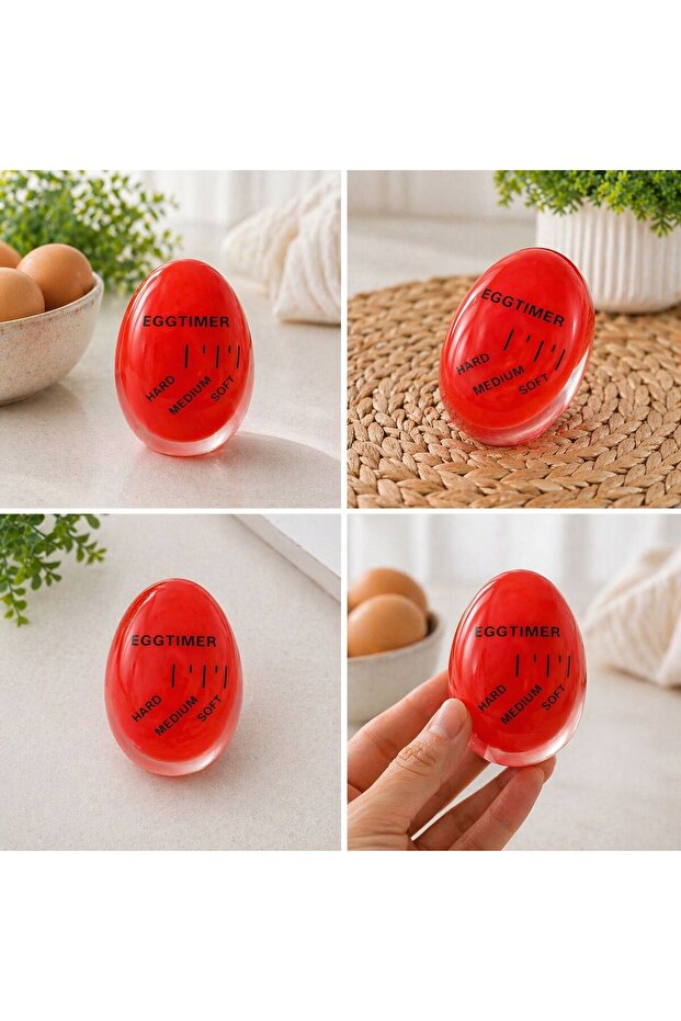Color Changing Egg Timer Egg Boiling Degree Stunt Egg Cooking Tool Egg Timer - 1