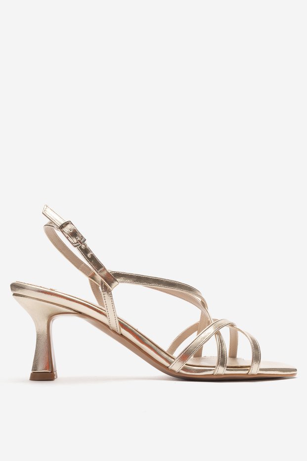 Women's Cross-Strapped Ankle-Tie Heeled Evening Dress Shoes Zy 4146