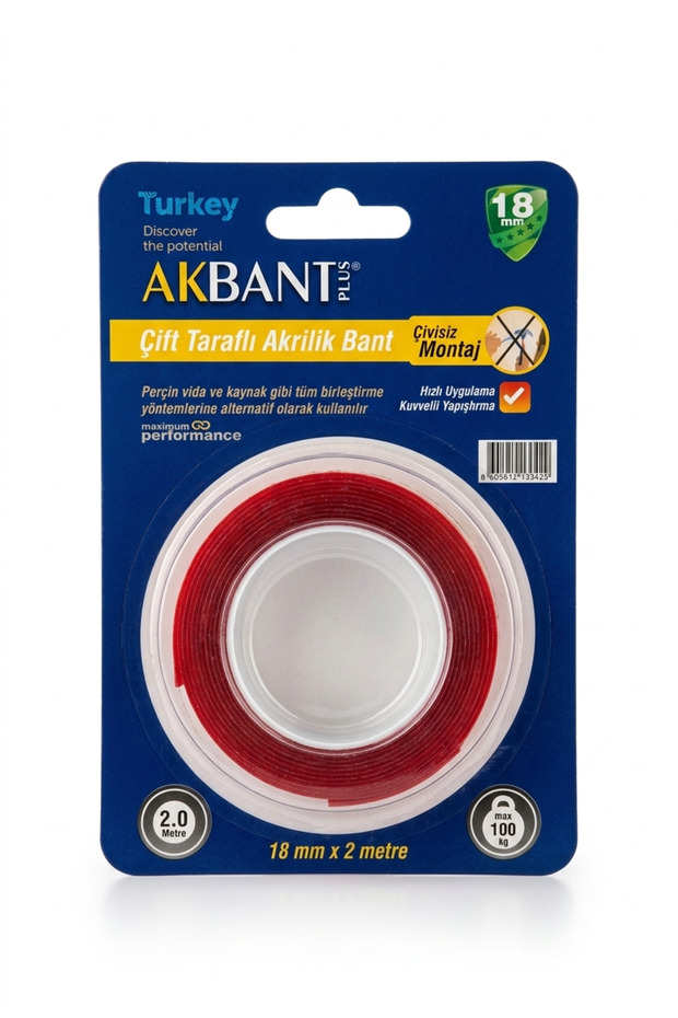 Çift Taraflı Akrilik Bant