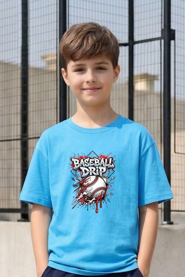Armikids Unisex Children's Multicolor Printed T-Shirt Summer